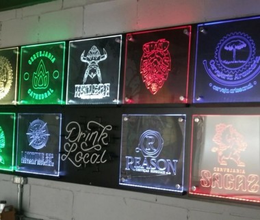 Marcas Cervejas LED